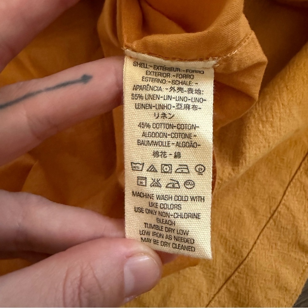 Free People Mustard Lace-Up Mini Skirt Size XS - Picture 8 of 10